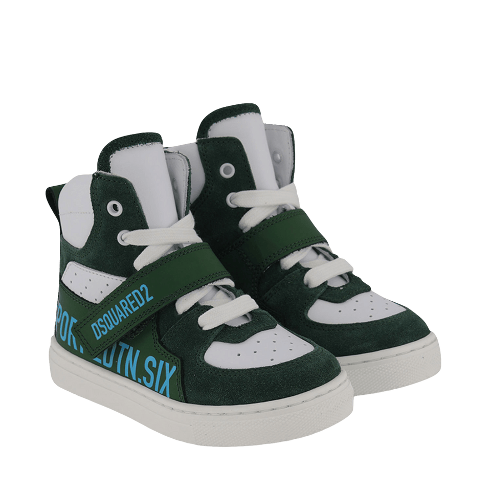 Dsquared2 Kinder Unisex Sneakers Groen