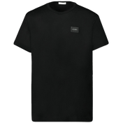 Dolce & Gabbana Kinder Jongens T-Shirt Zwart