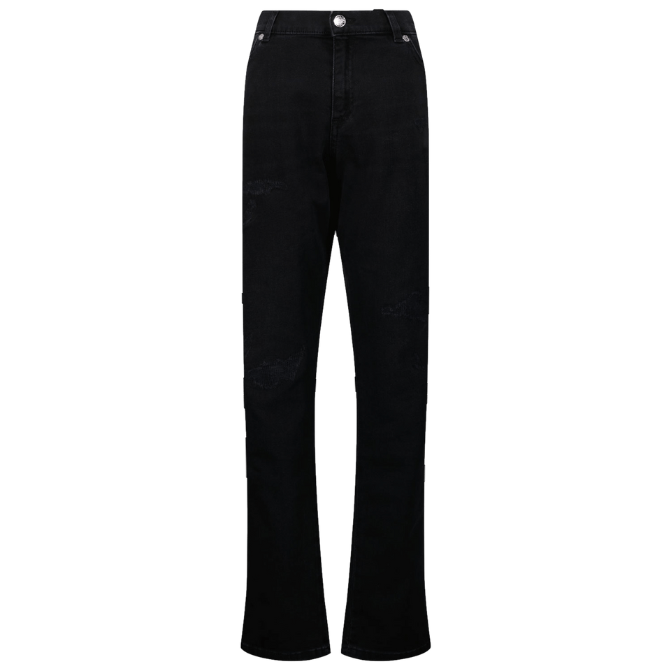 Dolce & Gabbana Kinder Jongens Jeans Zwart 2Y
