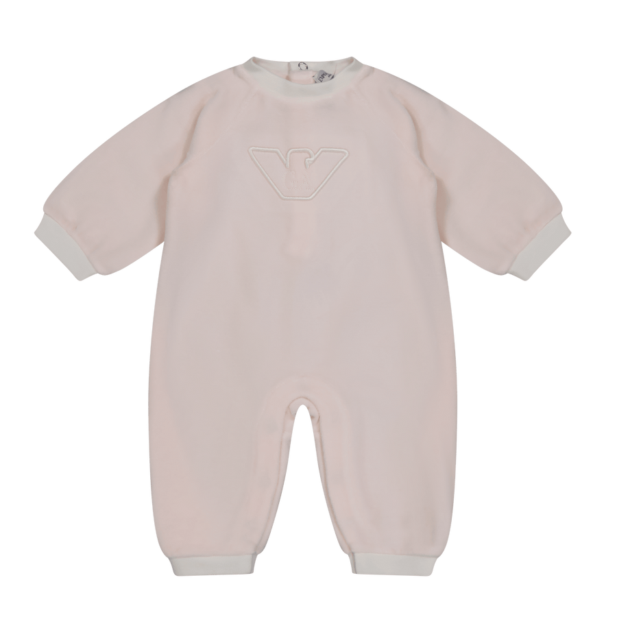 Armani Girls Romper Light Pink