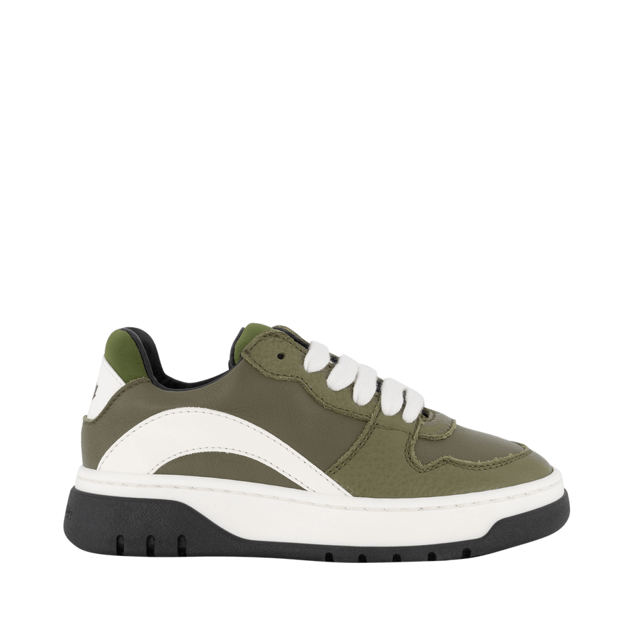 Dsquared2 Unisex Kids Sneakers Army