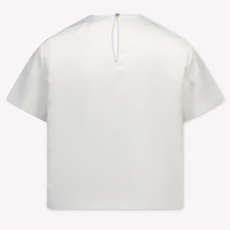 Prinsessefin Kinder Meisjes T-Shirt In Wit
