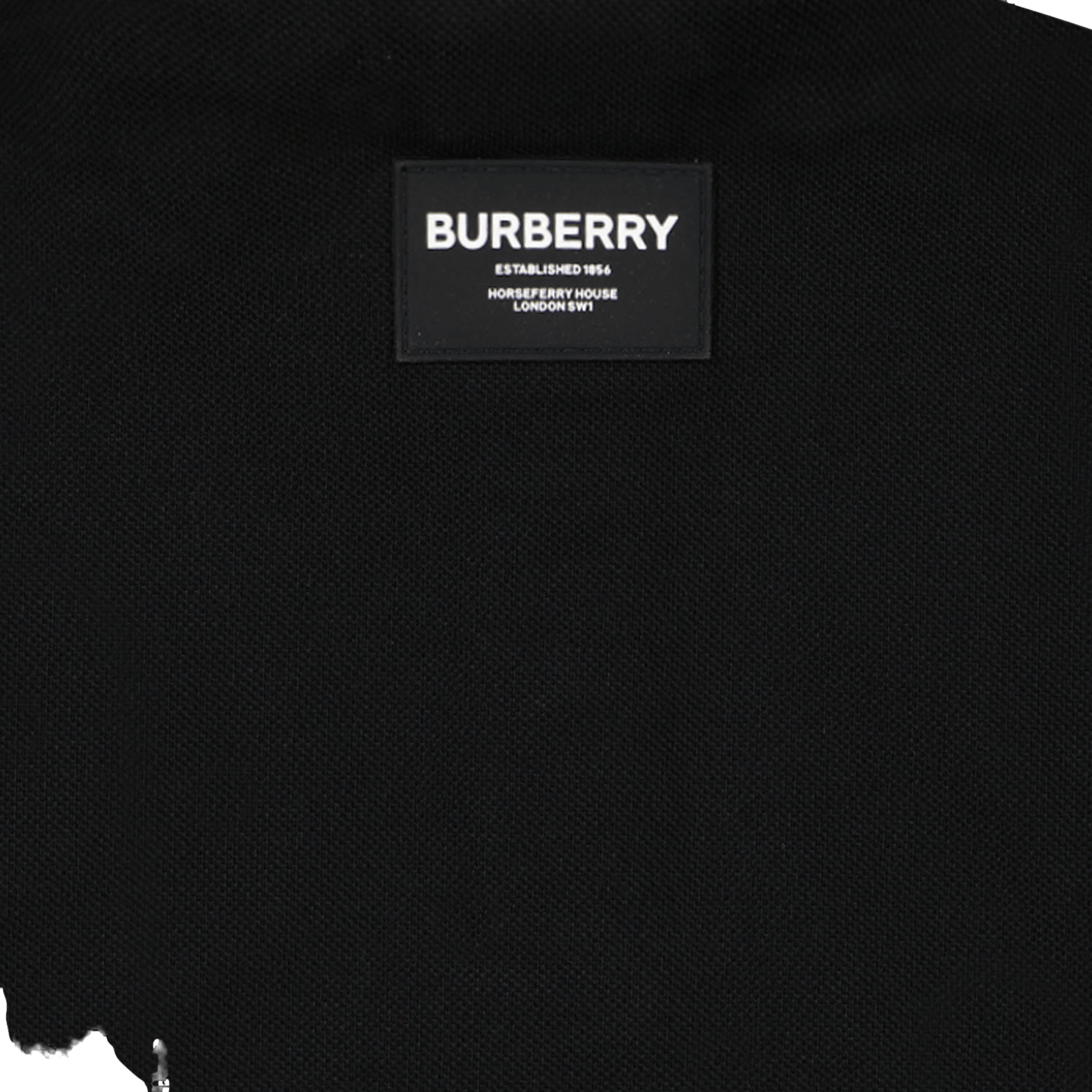 Burberry Baby Jongens Polo Zwart 6 mnd