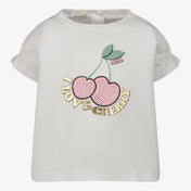 Liu Jo Baby Meisjes T-Shirt In Wit