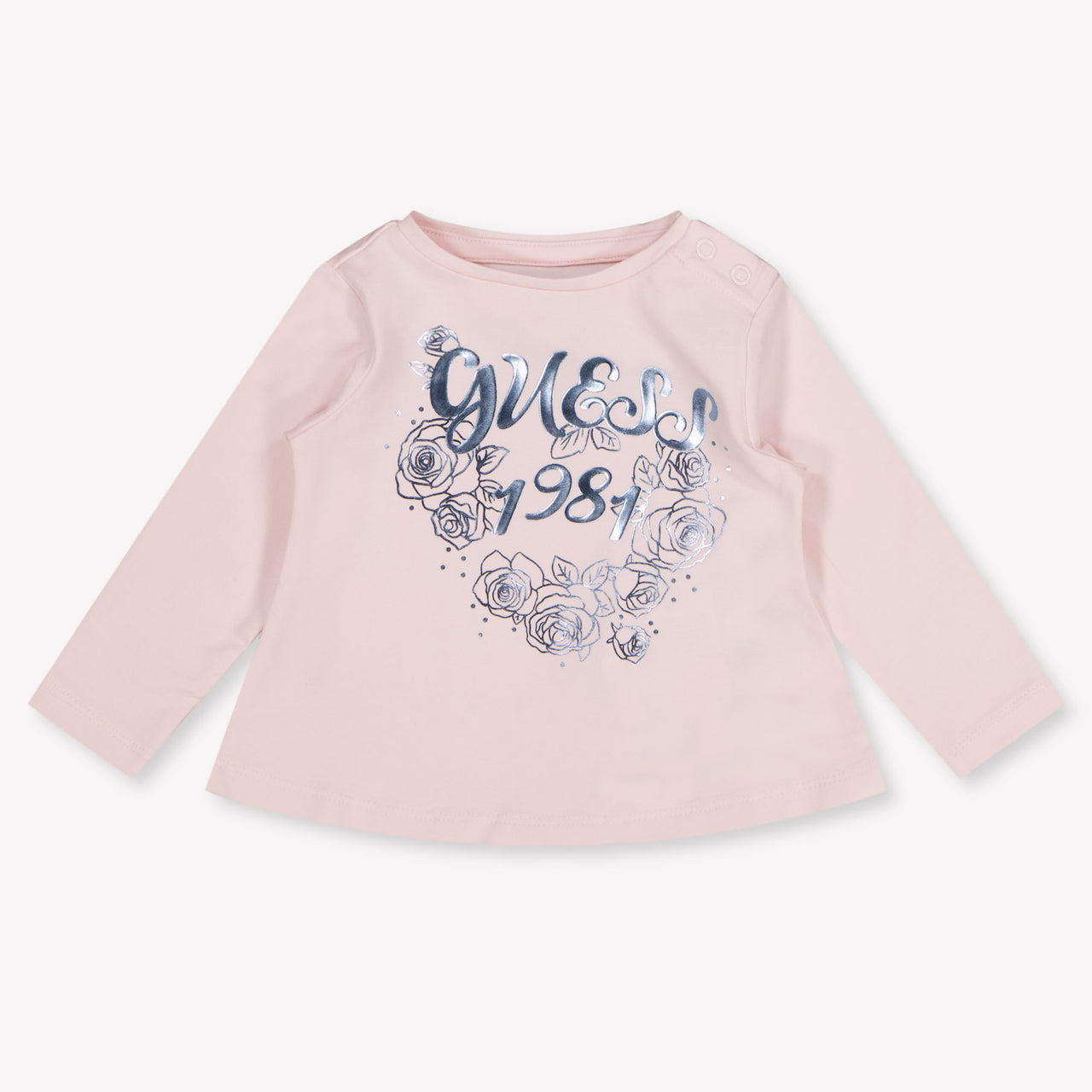 Guess Baby Meisjes T-Shirt In Licht Roze
