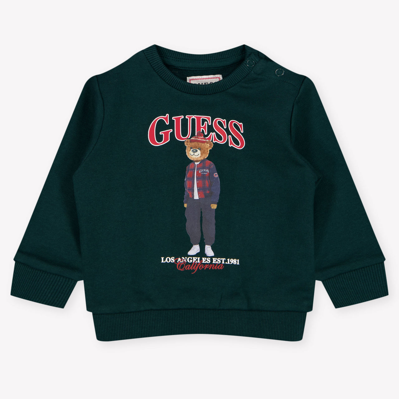 Guess Baby Jongens Trui In Donker Groen
