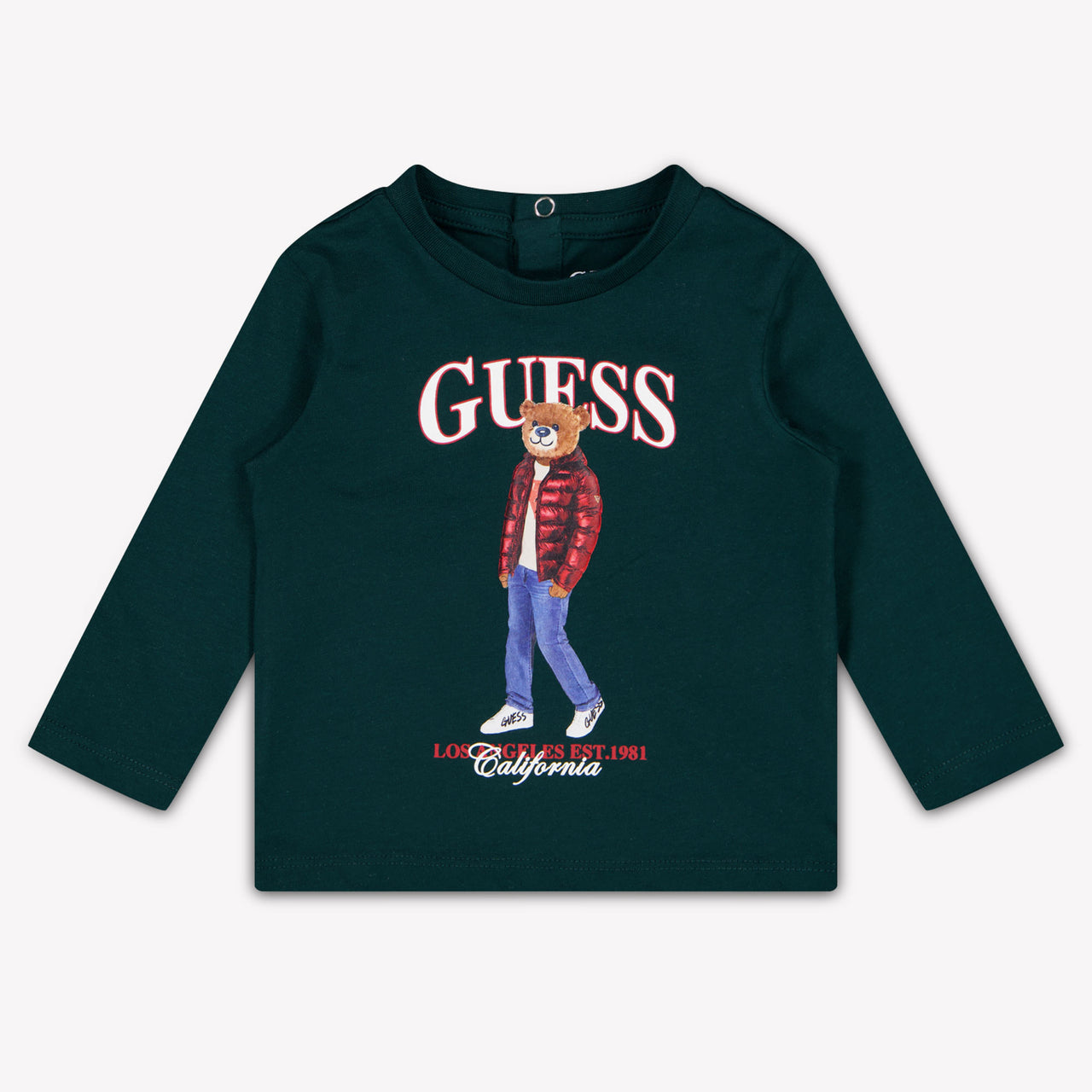 Guess Baby Jongens T-Shirt In Donker Groen