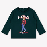 Guess Baby Jongens T-Shirt In Donker Groen