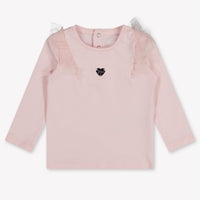 Guess Baby Meisjes T-Shirt In Licht Roze