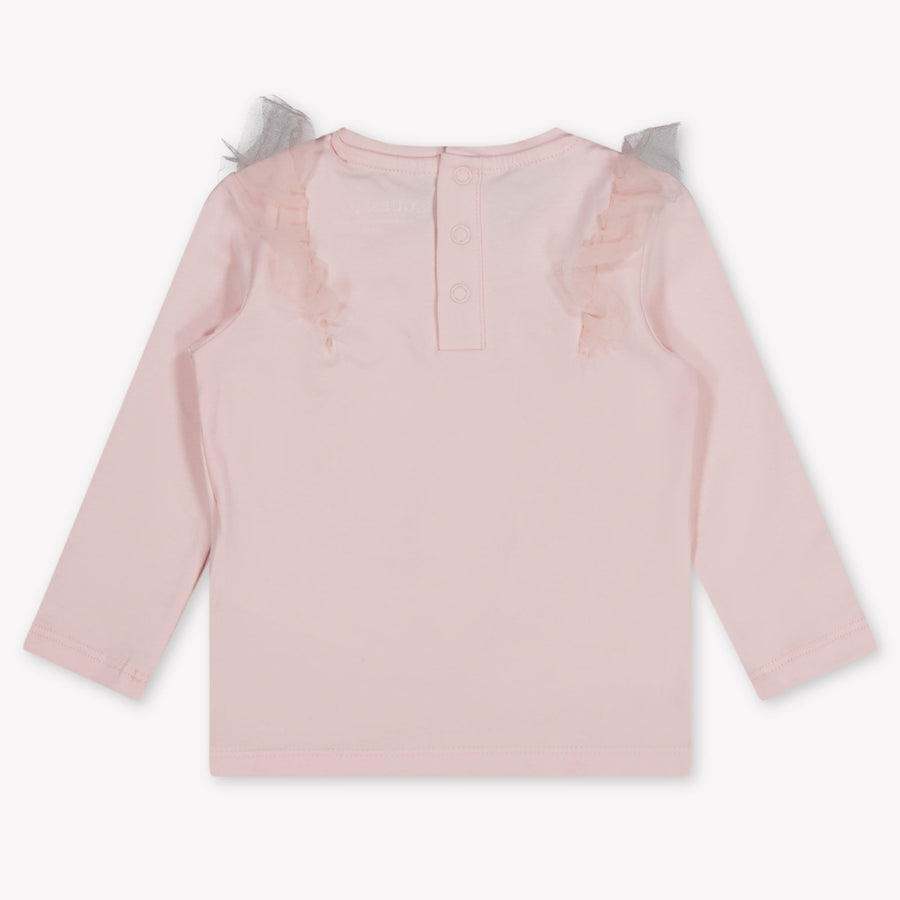 Guess Baby Meisjes T-Shirt In Licht Roze