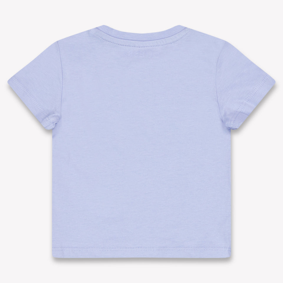 Guess Baby Jongens T-Shirt In Licht Blauw