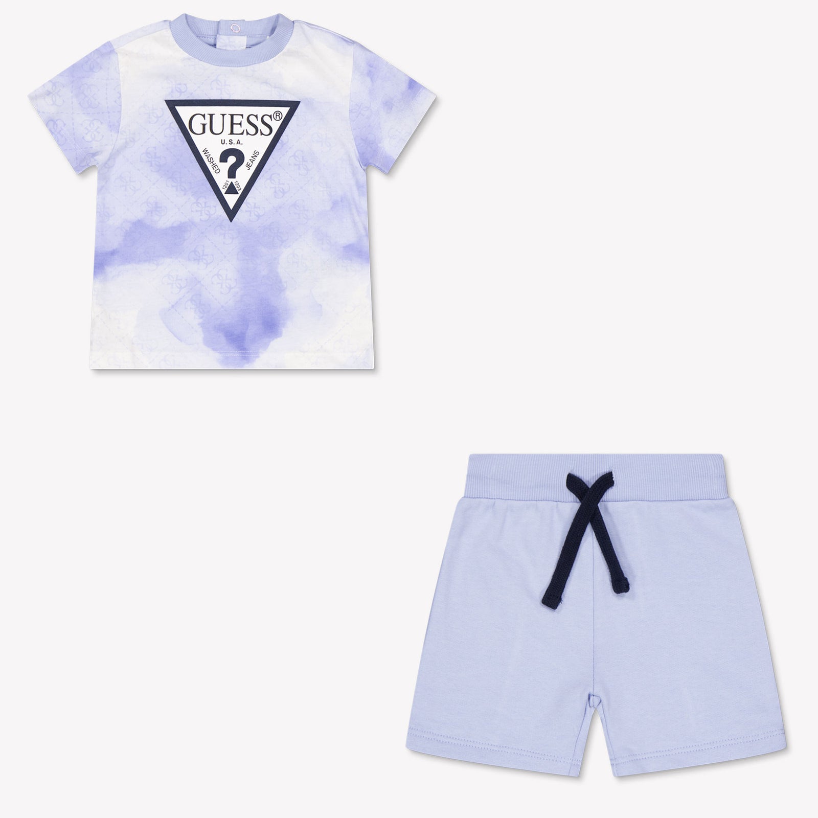 Guess Baby Jongens Setje In Licht Blauw