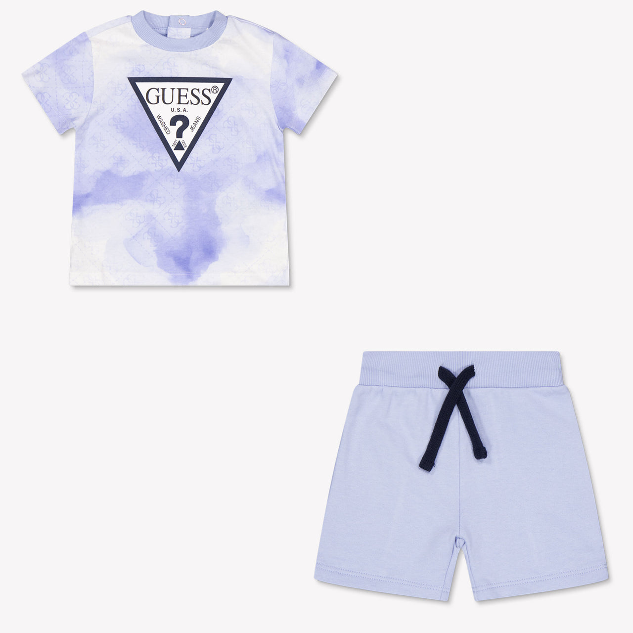 Guess Baby Jongens Setje In Licht Blauw