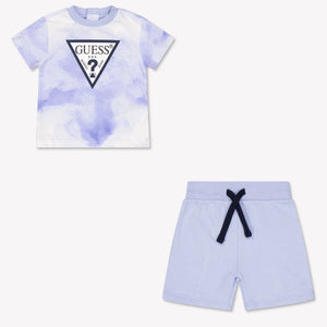 Guess Baby Jongens Setje In Licht Blauw