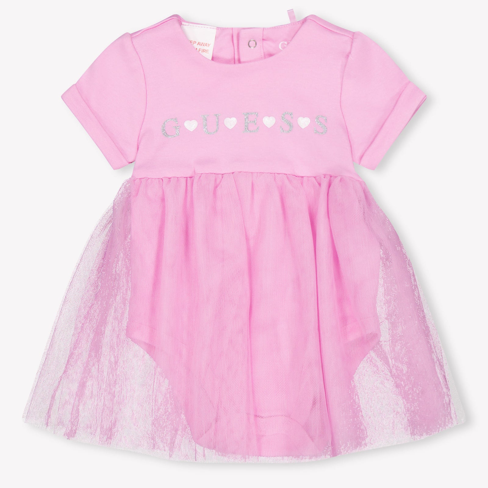 Guess Baby Meisjes Jurk In Roze