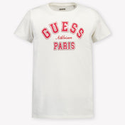 Guess Kinder Meisjes T-Shirt In Wit