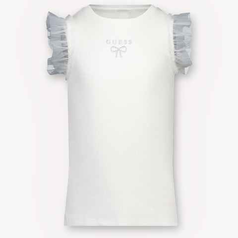 Guess Kinder Meisjes T-Shirt In Wit