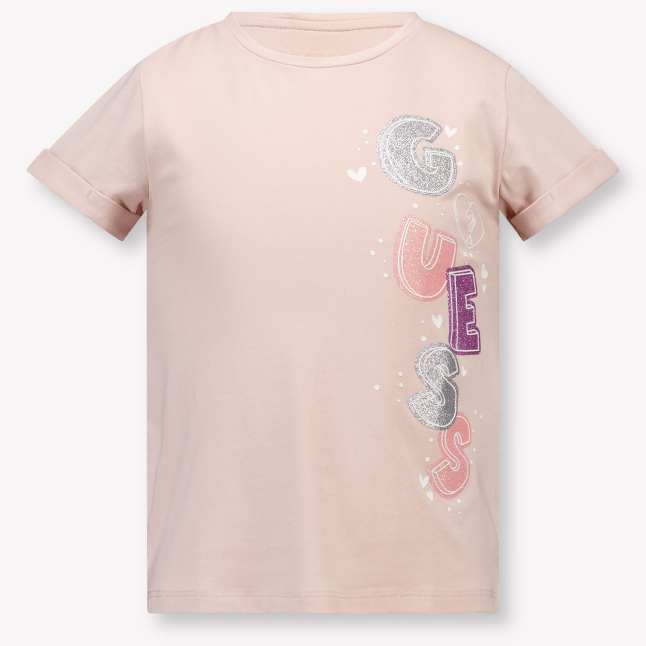 Guess Kinder Meisjes T-Shirt In Licht Roze