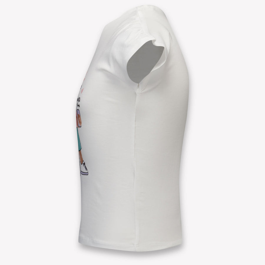 Guess Kinder Meisjes T-Shirt In Wit