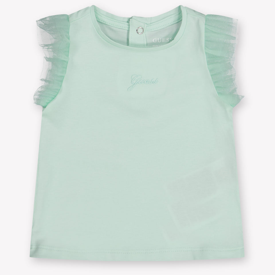 Guess Baby Meisjes T-Shirt In Mint