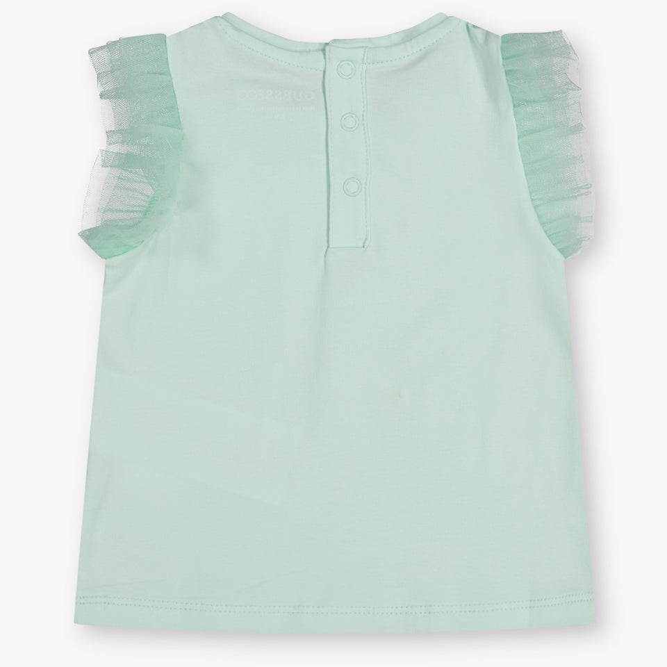 Guess Baby Meisjes T-Shirt In Mint
