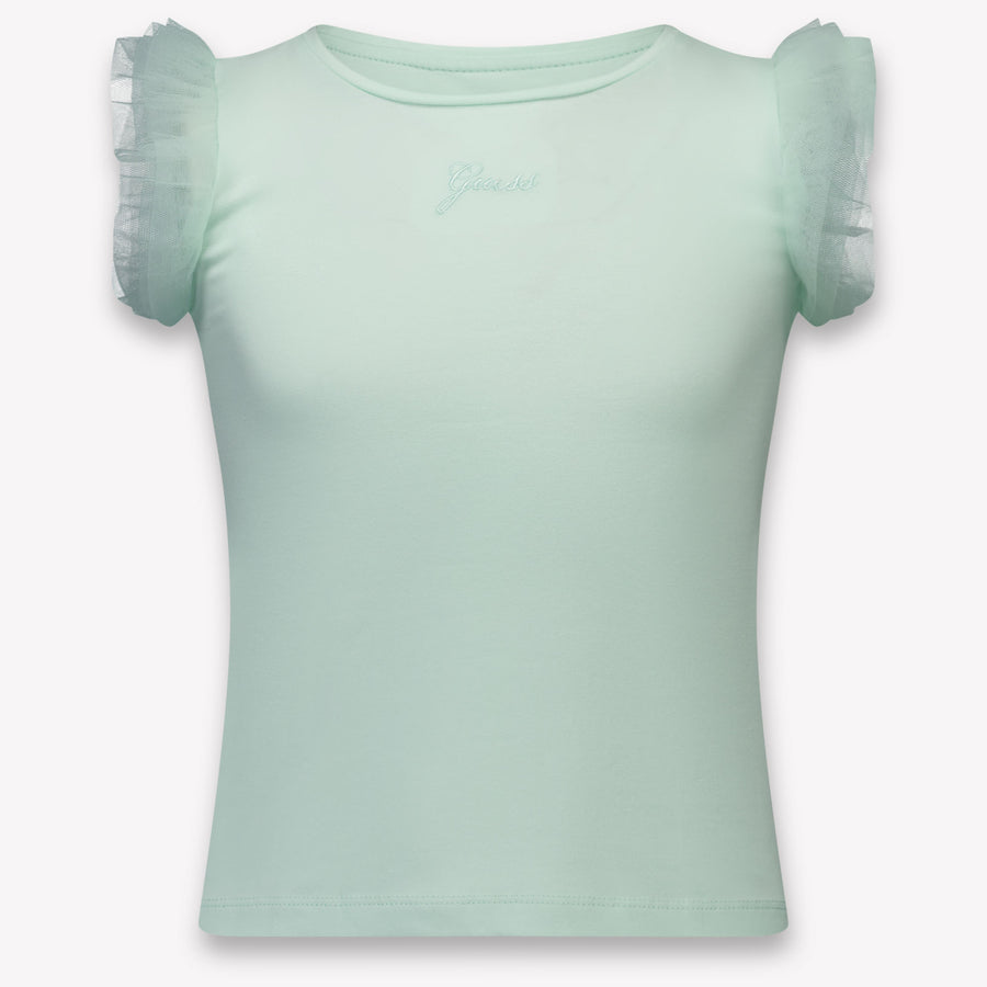 Guess Kinder Meisjes T-Shirt In Mint