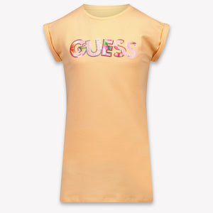 Guess Kinder Meisjes Jurk In Zalm