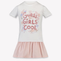 Guess Kinder Meisjes Jurk In Wit