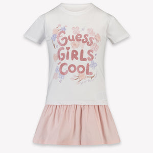 Guess Kinder Meisjes Jurk In Wit