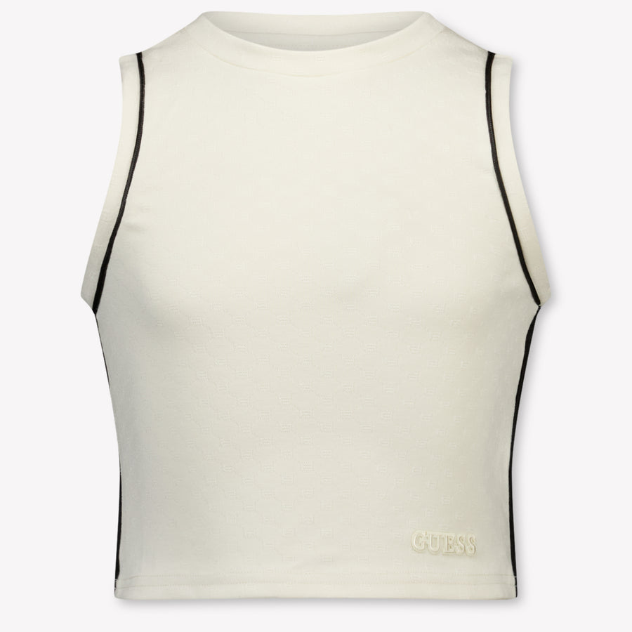 Guess Kinder Meisjes T-Shirt In Off White