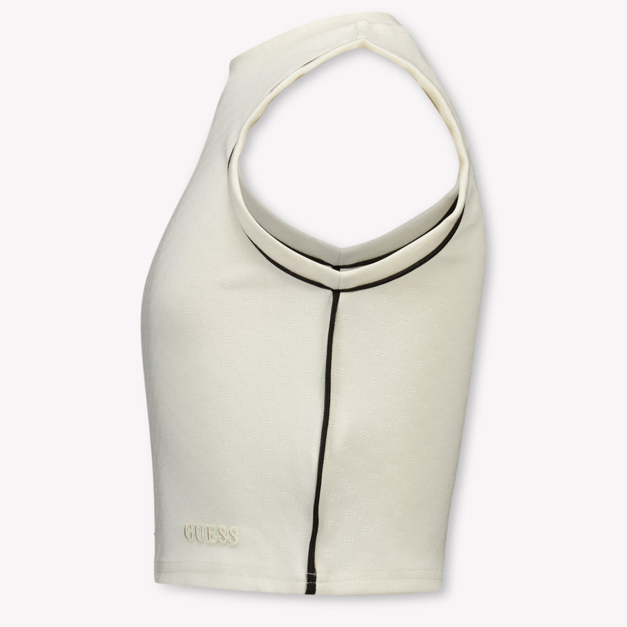 Guess Kinder Meisjes T-Shirt In Off White
