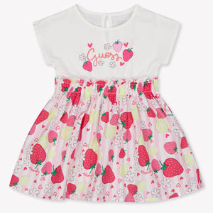 Guess Baby Meisjes Jurk In Roze