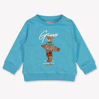 Guess Baby Jongens Trui In Turquoise
