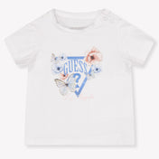 Guess Baby Meisjes T-Shirt In Wit