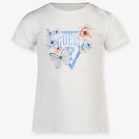Guess Kinder Meisjes T-Shirt In Wit