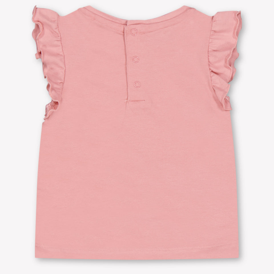 Guess Baby Meisjes T-Shirt In Oud Roze