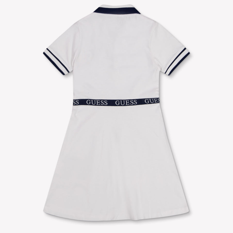 Guess Kinder Meisjes Jurk In Wit