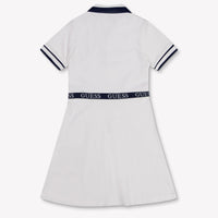 Guess Kinder Meisjes Jurk In Wit