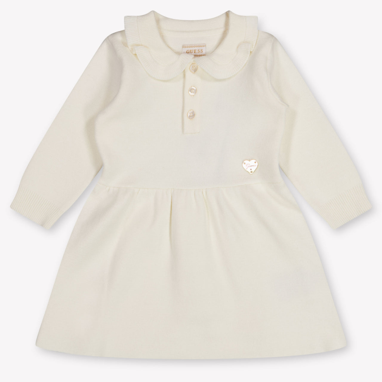 Guess Baby Meisjes Jurk In Off White