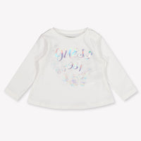 Guess Baby Meisjes T-Shirt In Wit