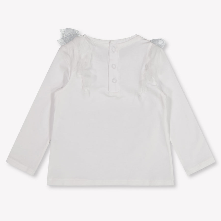Guess Baby Meisjes T-Shirt In Wit