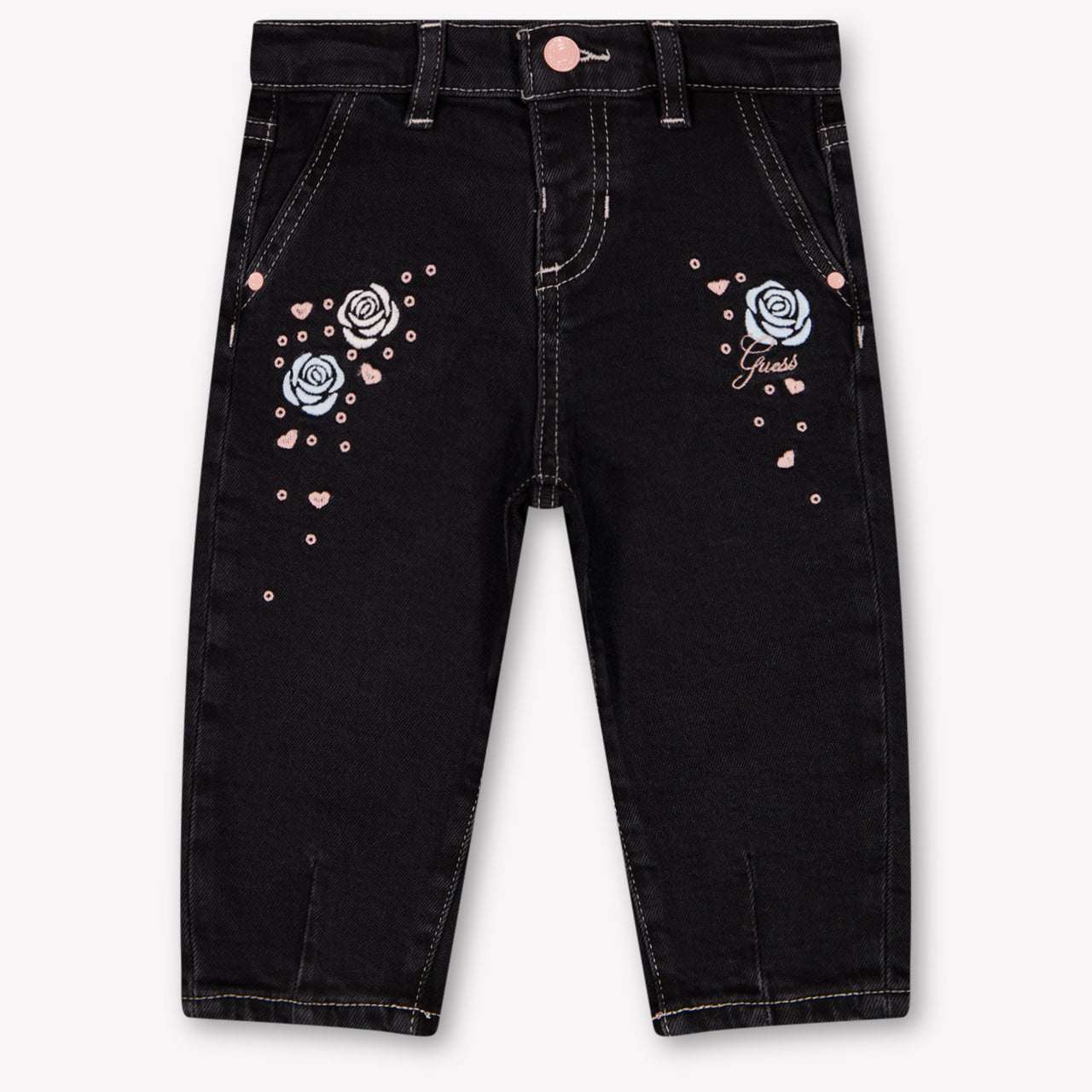 Guess Baby Meisjes Jeans In Zwart