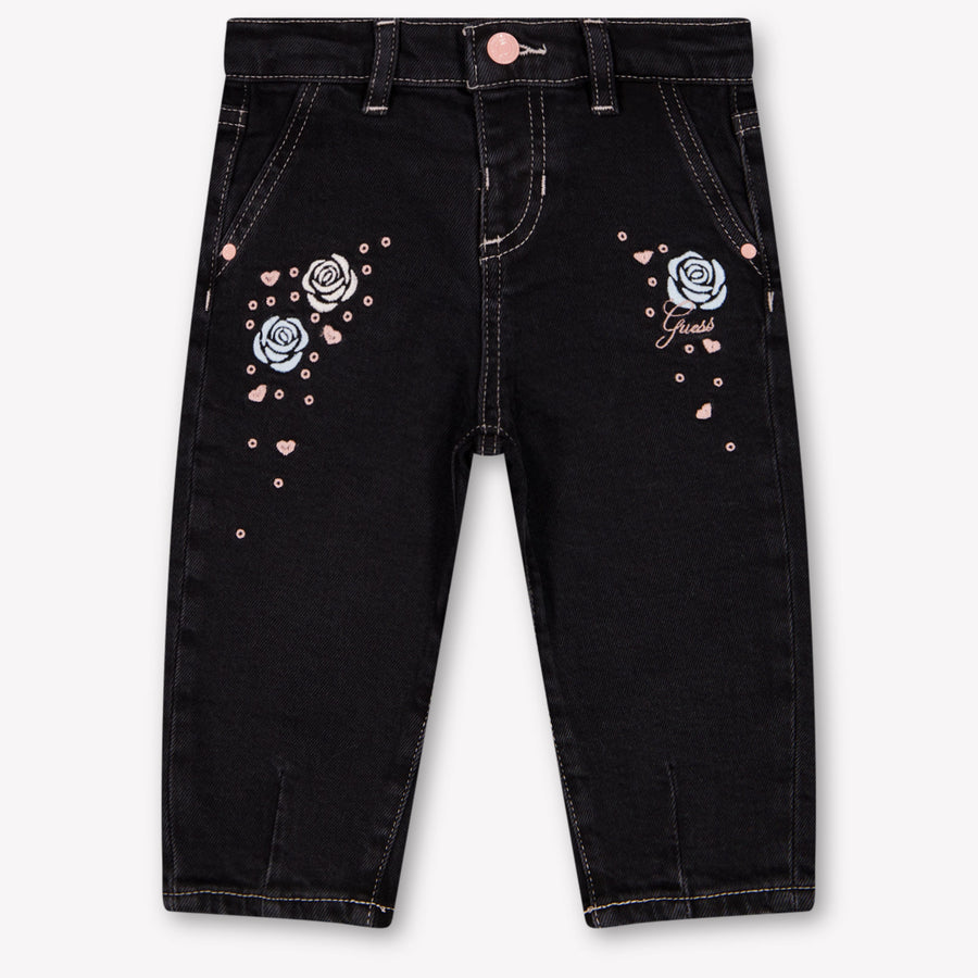 Guess Baby Meisjes Jeans In Zwart