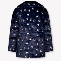 Guess Kinder Meisjes Faux Fur Jassen In Navy