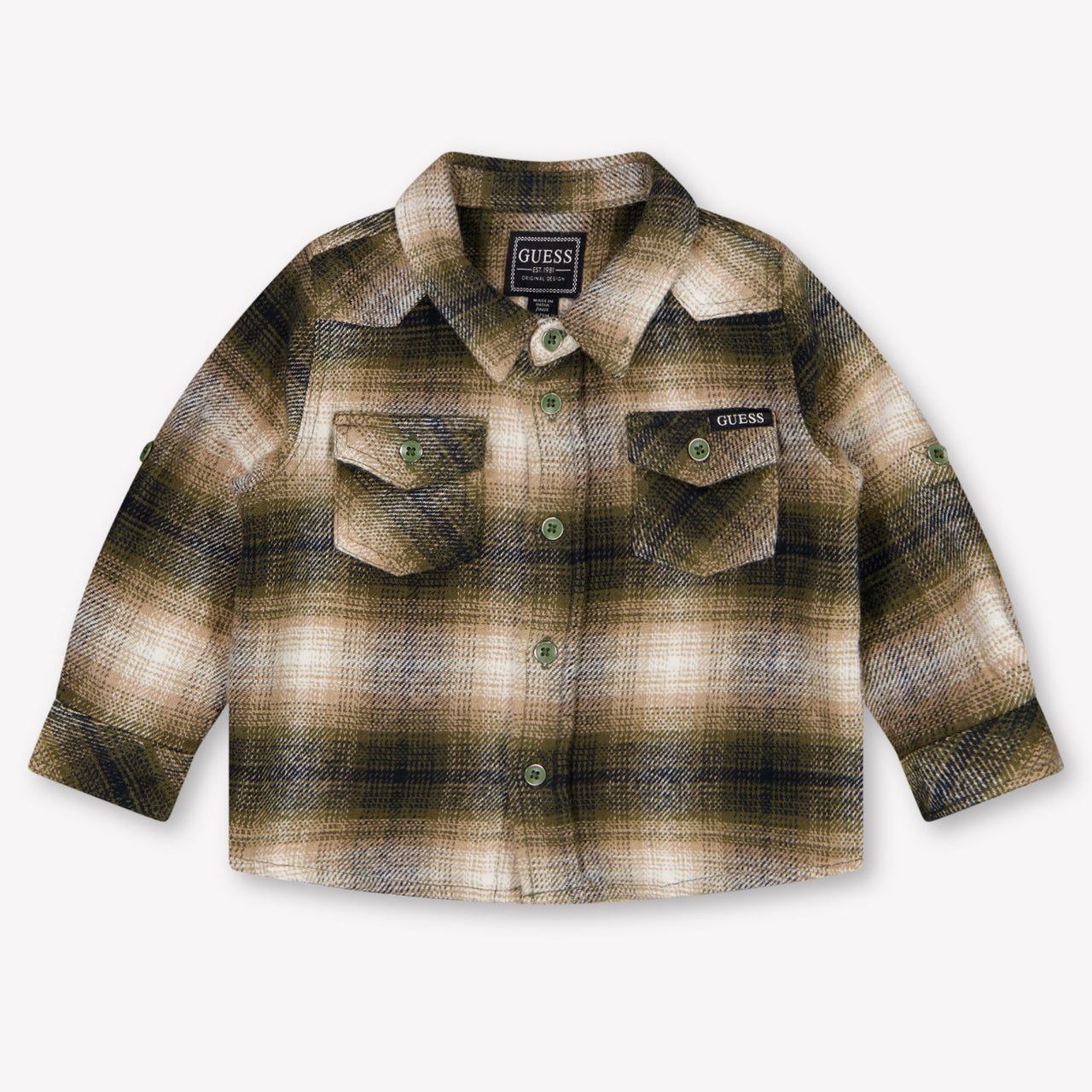 Guess Baby Jongens Blouse In Beige