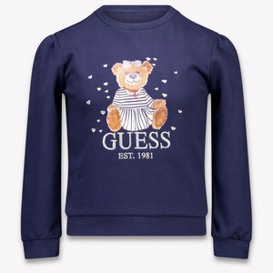 Guess Kinder Meisjes Trui In Navy
