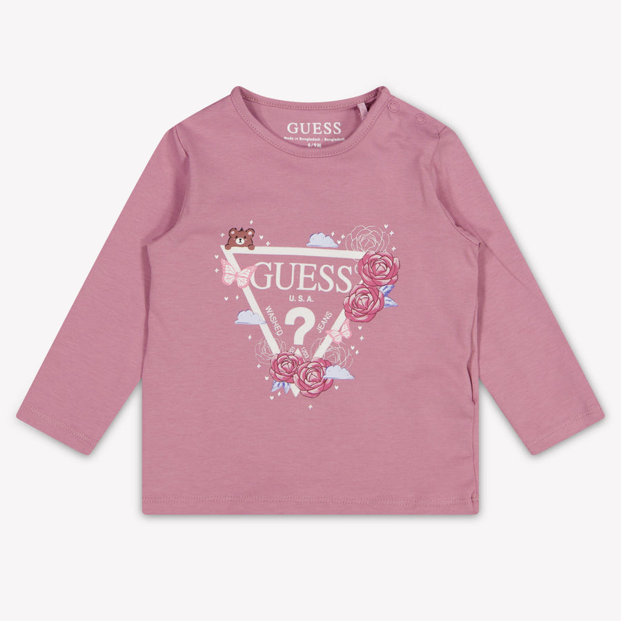 Guess Baby Girls T-Shirt in Pink
