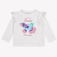 Guess Baby Meisjes T-Shirt In Wit