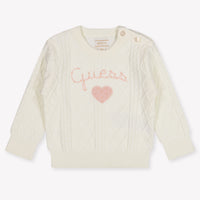 Guess Baby Meisjes Trui In Off White