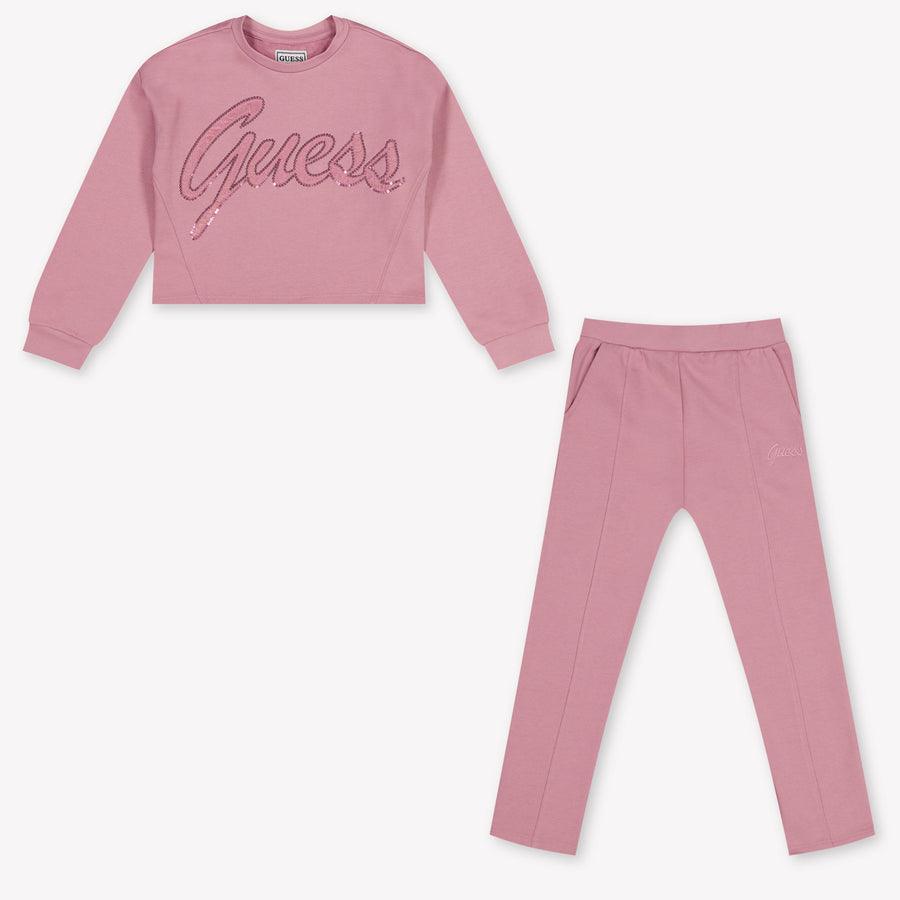Guess Girls Tracksuit in Pink